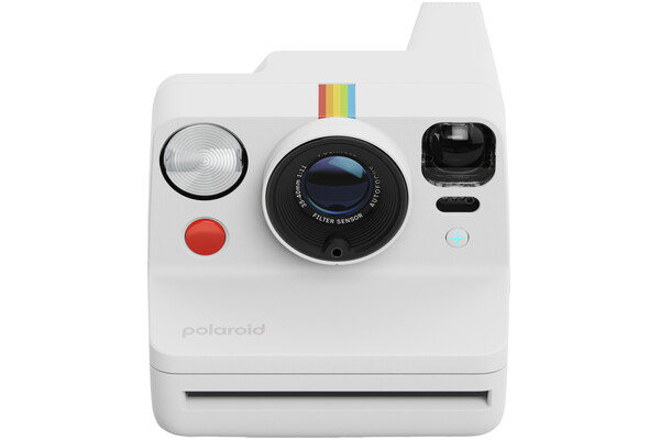 Aparat natychmiastowy POLAROID Now+ Gen 3 z filmem biały + wkłady 8