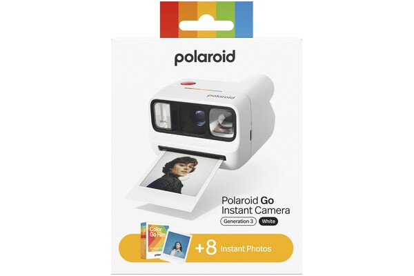 Aparat natychmiastowy POLAROID Go Gen 3 z filmem biały + wkłady 8