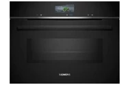 Piekarnik do zabudowy Siemens CM736G1B1 iQ700 elektryczny Z mikrofalą czarny