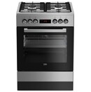 Kuchnia Beko FSMT62321DXSS płyta gazowa, piekarnik elektryczny