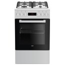 Kuchnia Beko FSE52321DWD płyta gazowa, piekarnik elektryczny