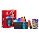Konsola Nintendo Switch OLED 64GB Czerwono-niebieski + Splatoon 3