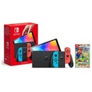 Konsola Nintendo Switch OLED 64GB Czerwono-niebieski + Mario Party Superstars