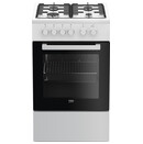 Kuchnia Beko FSS52020DW płyta gazowa, piekarnik elektryczny