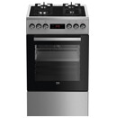 Kuchnia Beko FSMT55330DXDS płyta gazowa, piekarnik elektryczny