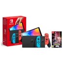 Konsola Nintendo Switch OLED 64GB Czerwono-niebieski + Pokemon Shining Pearl