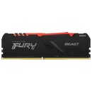 Pamięć RAM Kingston Fury Beast RGB 16GB DDR4 3600MHz Z radiatorem 1.35V 18CL