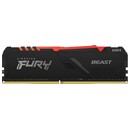 Pamięć RAM Kingston Fury Beast RGB 8GB DDR4 3600MHz Z radiatorem 1.35V 17CL