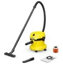 Odkurzacz Karcher WD2 Plus tradycyjny z pojemnikiem żółto-czarny