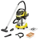 Odkurzacz Karcher WD6P tradycyjny z pojemnikiem 1300W srebrno-żółty