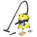 Odkurzacz Karcher WD4 tradycyjny workowy żółto-srebrny
