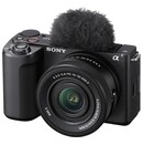 Aparat bezlusterkowy Sony ZV-E10 - czarny + 16-50