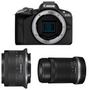 Aparat bezlusterkowy CANON EOS R50 + RF-S 18-45mm RF-S 55-210mm IS STM