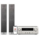 Zestaw kina domowego Denon DRA800H 2.1 200W srebrny