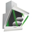 Okap kuchenny Skośny VDB Deco Stone 60 60.0cm biały