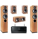 Zestaw kina domowego Yamaha RXV4A MusicCast 5.2 czarno-orzechowy