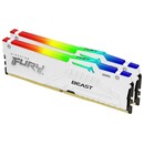Pamięć RAM Kingston Fury White Beast RGB 32GB DDR5 6000MHz Z radiatorem 1.4V 30CL