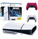 Konsola Sony PlayStation 5 Slim 1TB biało-czarny + pad bezprzewodowy DualSense - 2 szt.