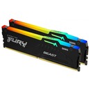 Pamięć RAM Kingston Fury Black Beast RGB 32GB DDR5 6400MHz Z radiatorem 1.4V 32CL