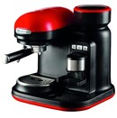 Ekspres ARIETE 1318/00 Moderna kolbowy czarno-czerwony