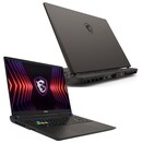 Laptop MSI Vector 16 16.0" Intel Core i9 14900HX NVIDIA GeForce RTX 4080 16GB 1TB SSD Windows 11 Home szary