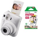Aparat natychmiastowy Fujifilm Instax Mini 12 biały + wkłady 10