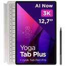 Tablet Lenovo TB520FU Yoga Tab Plus 12.70" Qualcomm Snapdragon 8 Gen 3 16.0GB/512GB, WiFi, perłowy