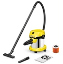 Odkurzacz Karcher WD2 Plus tradycyjny workowy żółto-srebrny