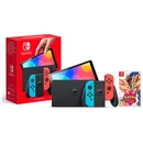 Konsola Nintendo Switch OLED 64GB Czerwono-niebieski + Pokemon Shield