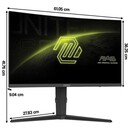 Monitor 27.0" MSI MAG MAG 276CPXF czarny