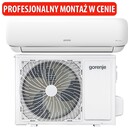 Klimatyzator ścienny SPLIT z montażem Gorenje PAN35IN/PAN35OUT 3200W 40dB
