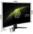 Monitor 31.5" MSI MAG MAG 321CQF czarny