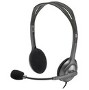 Słuchawki Logitech H111 Nauszne Przewodowe czarno-szary