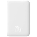 Powerbank Baseus Magnetic Mini 6000mAh 20.0W biały