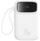 Powerbank Baseus Qpow 2 10000mAh 30.0W biały