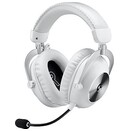 Słuchawki Logitech G Pro X Lightspeed Nauszne Przewodowe biało-srebrny