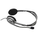 Słuchawki Logitech H110 Nauszne Przewodowe czarno-srebrny