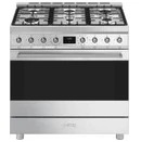 Kuchnia Smeg C9GMX2 płyta gazowa, piekarnik elektryczny