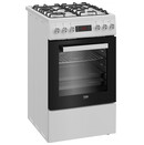 Kuchnia Beko FSE52323DWD płyta gazowa, piekarnik elektryczny