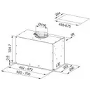 Okap kuchenny Wkład Franke Box Flush Evo FBFE A70 70.0cm biały
