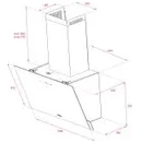 Okap kuchenny Kominowy TEKA DVN64030 60.0cm czarny