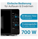Kuchenka mikrofalowa Bomann MW6014CBCzarny 20.0l 700W