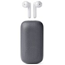 Słuchawki LEXON LA127G Speakerbuds Douszne Przewodowe Szaro-biały