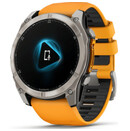 Smartwatch Garmin Fenix 8 Sapphire 1.40" czarno-pomarańczowy