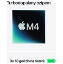 Laptop Apple MacBook Air 15.3" Apple M4 M4 (10 rdz.) 24GB 512GB SSD macOS księżycowa poświata