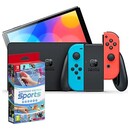 Konsola Nintendo Switch 64GB niebiesko-czerwony + Nintendo Switch Sports