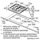 Płyta Gazowa pod szkłem Bosch PCH6A5I90