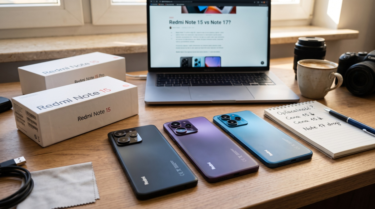 Drogi Redmi Note 17 czy może wyraźnie tańsza seria 15?