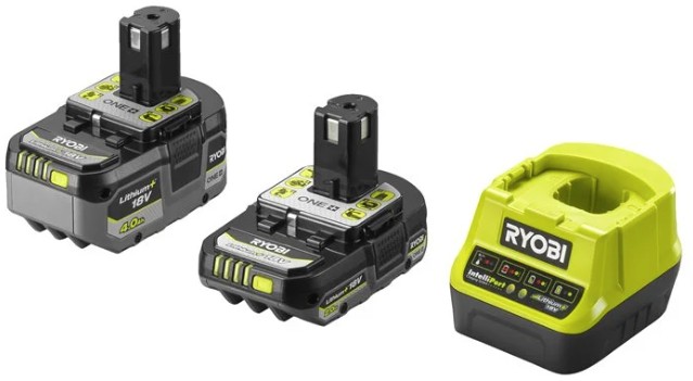 Zestaw akumulatorów 4,0 Ah i 2,0 Ah Lithium+ z ładowarką
