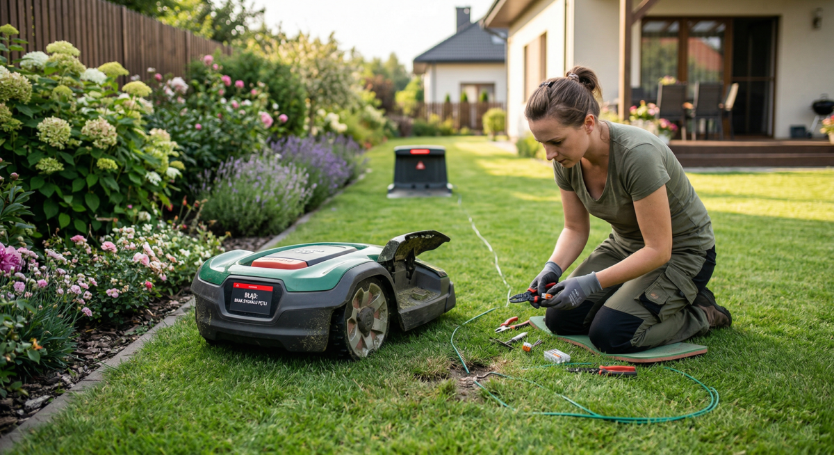 Typowe usterki robotów koszących